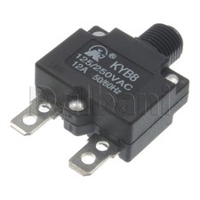 KYB8-12A KYB8 Series Circuit Breaker 12A 250VAC 2 Pin