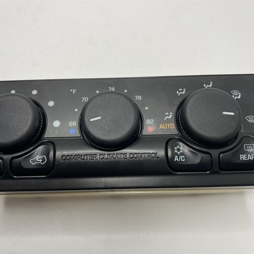 ✅ 2000 2001 2002 Cadillac Escalade Climate Control A/C Heat Switch 15072169 OEM - Picture 3 of 14