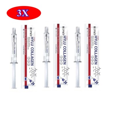 3X PWP Hylu Collagen Vitamin Serum Reduce Wrinkles Smooth Face Tighten Pores