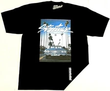 STREETWISE DROPTOP T-shirt Urban Streetwear Tee Adult Men's Black New