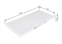 Bosch 1 987 432 014 Filter, Innenraumluft For Alfa Romeo Fiat Lancia