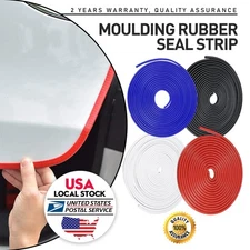 Universal U-Shape Rubber Car Door Seal Strip Hollow Edge Guard Weatherstrip