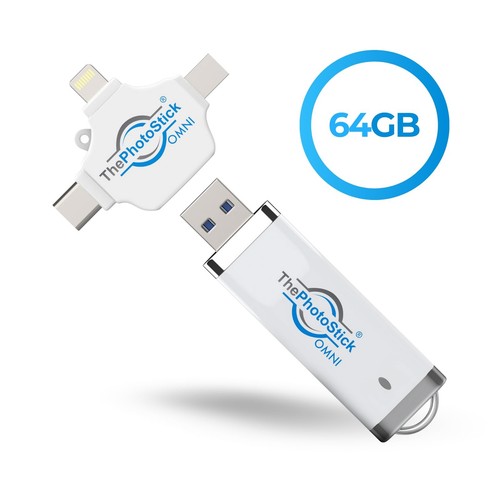 ThePhotoStick Omni 64GB - Effortless Photo and Video Backup for Apple Android - 第 9/9 張圖片