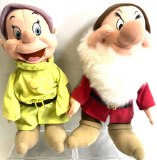 Disney Snow White  Seven Dwarfs Grumpy Dopey Plush 13  Walt Disney Company