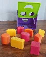 Playskool Shape Sorting Cube Toddler Baby Learning Toy w/9 Shape Blocks
