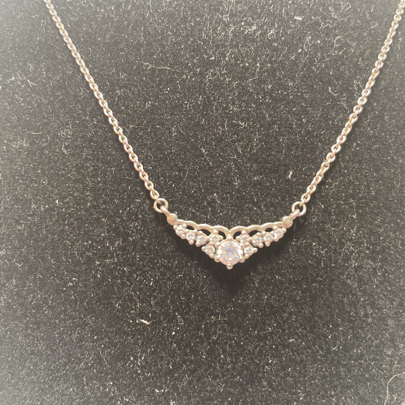 beautiful Solid 925 Sterling silver rindstone nec… - image 2