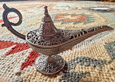Antique Style Magic Lamp Incense Burner  Meditation