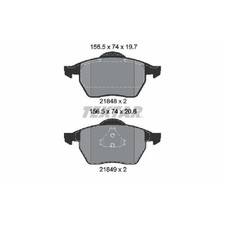 Satz Bremsbeläge Bremsklötze vorne für VW Sharan 7M 7M8 24126967