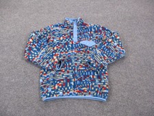 Patagonia Jacket Boys XL 14 Colorful Fuzzy Fleece Camping Hiking Aztec 65572