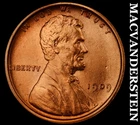 1909 Lincoln Wheat Cent - Red  Choice Gem Brilliant Unc++++  Lustrous  #i6777
