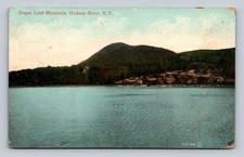 Vintage Sugar Loaf Mountain Hudson River NY Postcard 1910