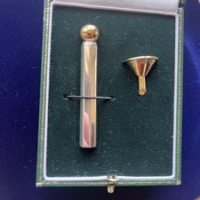 Silver SCENT BOTTLE & FUNNEL STERLING SILVER Searle & co
