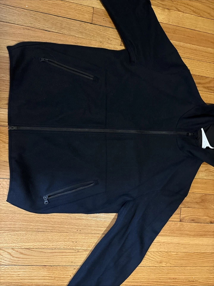 Chaqueta atlética polar Banana Republic - grande para hombre - azul marino Foto 2 de 4