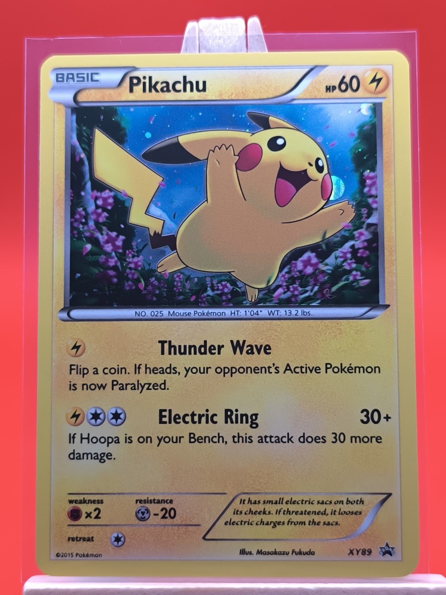 Pikachu XY89 X & Y Ultra Rare Holo Black Star Promo Pokemon Card | eBay Pikachu XY89 X & Y Ultra Rare Holo Black Star Promo Pokemon Card | eBay