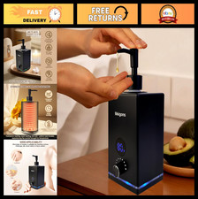 Massage Oil Warmer  Body Oils Heater with 2 Dispenser Bottles, Adjustable Temp