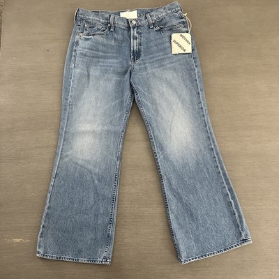 MOTHER The Bookie Flood High Rise Jeans Sz 31 in Dean's List NWT $258