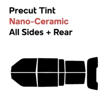Precut Window Film Automotive Nano Ceramic Any % Tint for Ford Flex 2009-2019