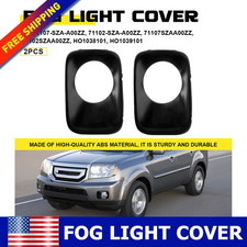 Fog Light Cover Left Right Side Fog Lamp Bezel For Honda Pilot 2009-2011 Lhrh