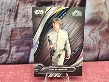 2024 Topps Chrome Black Star Wars Luke Skywalker Refractor Parallel /199
