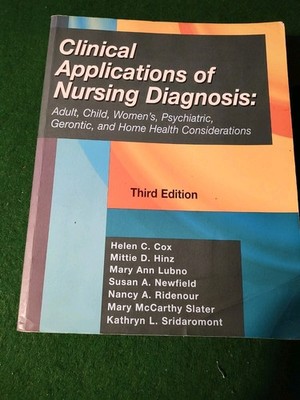 Clinical Applications of Nursing Diagnosis : Adult, Child, Women'