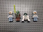 Lego Star Wars 8088 Arc-170 Minifigure Lot - Kit Fisto, Captain Jag, R4-P44
