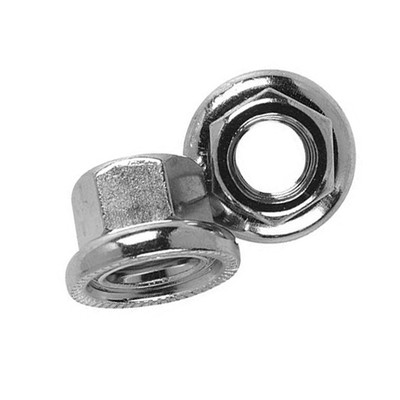 Fahrrad Radlaufmuttern - Drehflansch Spurmuttern vorne/hinten 9 mm - 10 mm