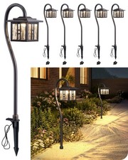EDISHINE 6-Pack Low Voltage Landscape Lights 3000K Warm Waterproof Path Lights