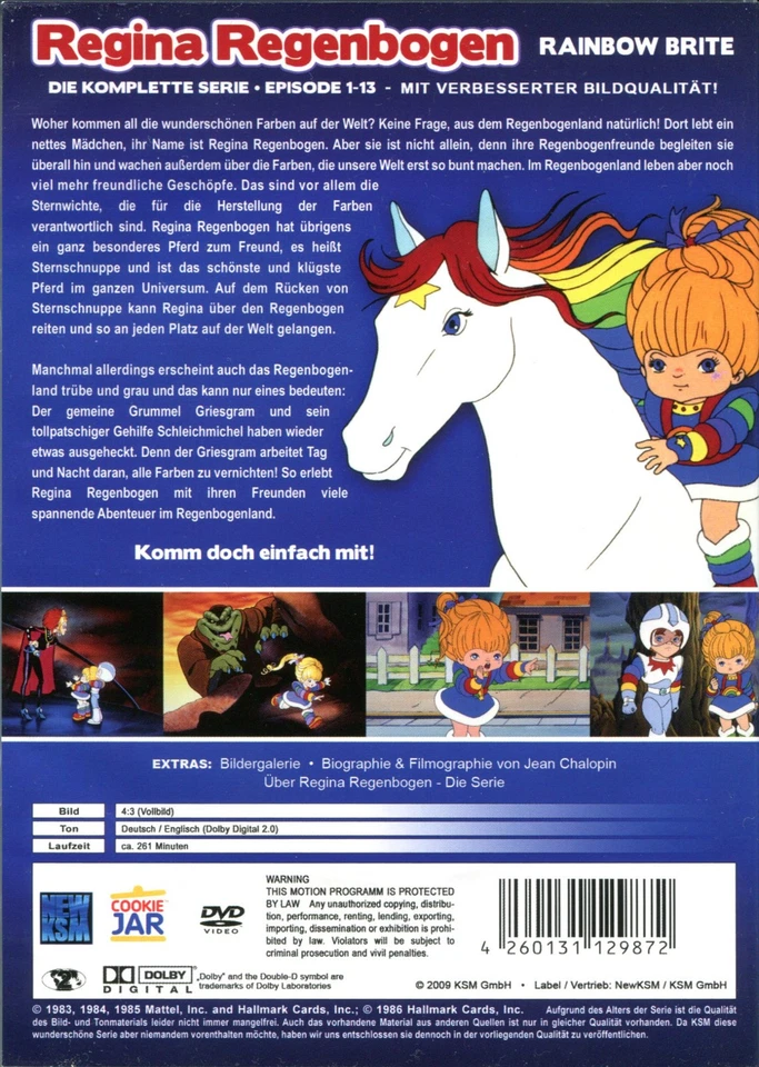 ⚠️ Regina Regenbogen - die komplette Serie , Episoden 1-13 , Neu , Rainbow Brite - Bild 2 von 2
