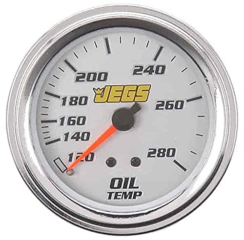 JEGS 41222 2-5/8" Mechanical Oil Temperature Gauge