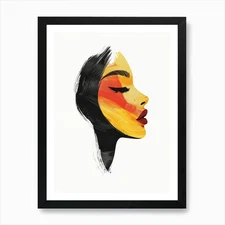 Portrait Of A Woman 789 Art Print F Framed Wall Art Poster Canvas Print Picture