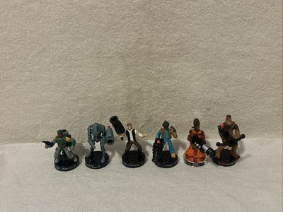 Star Wars Attacktix Hasbro Battle Figure Game Lot of 6 FREE SHIP