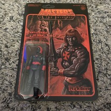 Super 7 ReAction He-Man MOTU Anti-Eternia Figure PowerCon Exclusive Unpunched
