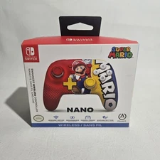 Nintendo Switch PowerA Nano Wireless Controller (Enhanced) Mario Victory NEW!