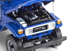 Kyosho 1/18 Toyota Land Cruiser 40 Blue KS08958BL Model Car New
