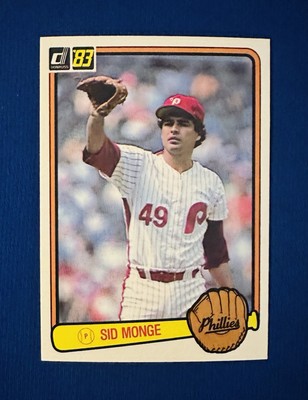 1983 DONRUSS #245 SID MONGE PHILADELPHIA PHILLIES NM-MT or BETTER 1979 ALL STAR