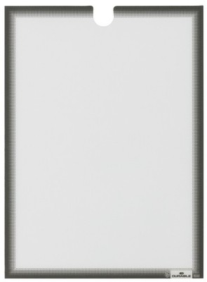 DURABLE Dokumentenhalter DIN A4 selbstklebend anthazit/grau 5 Stück