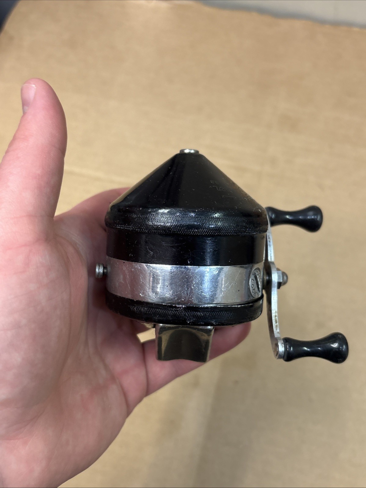 Vintage Black Zebco 33 Fishing Reel