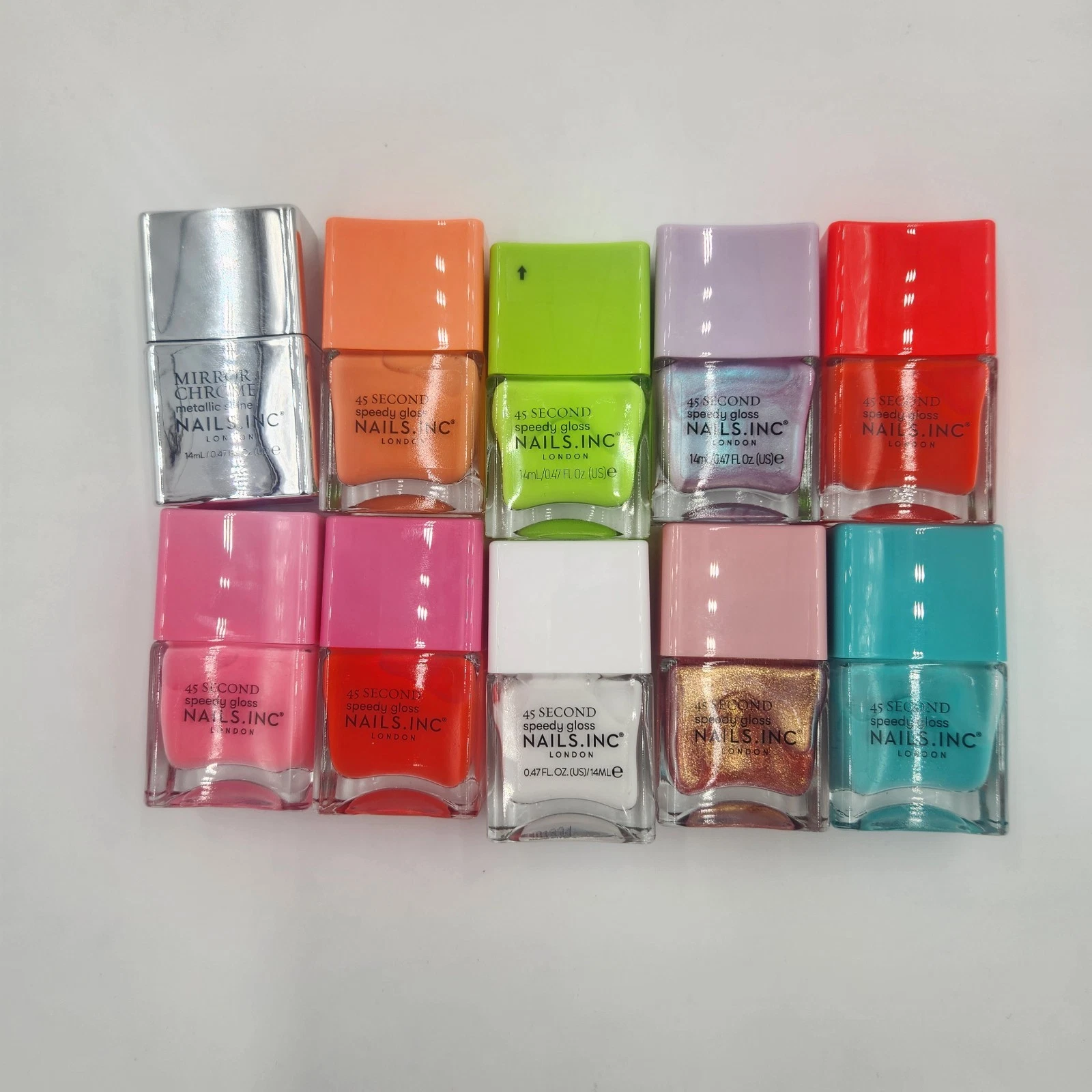 A Lot Of 10 Nails.INC Quick Drying Nail Polish Multiple Colors great Girls Gift