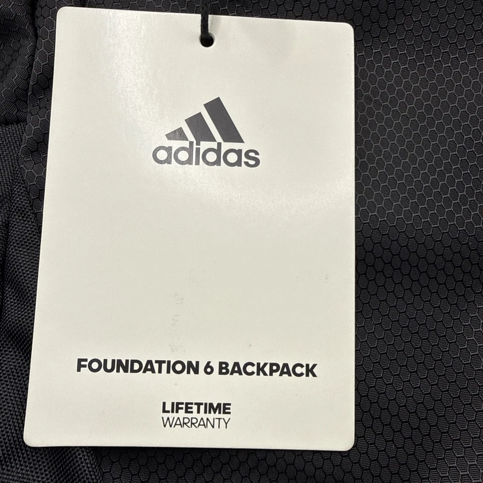 Adidas Foundation 6 Backpack - Black and White - New With Tags - Image 2 of 4