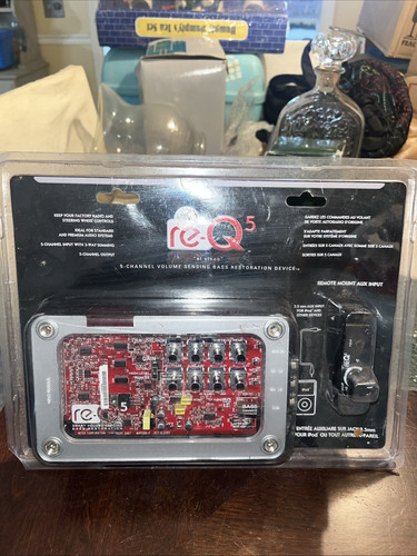re-Q5 - MTX 5-Channel Bass Restoration Signal Processor Brand New Sealed Package