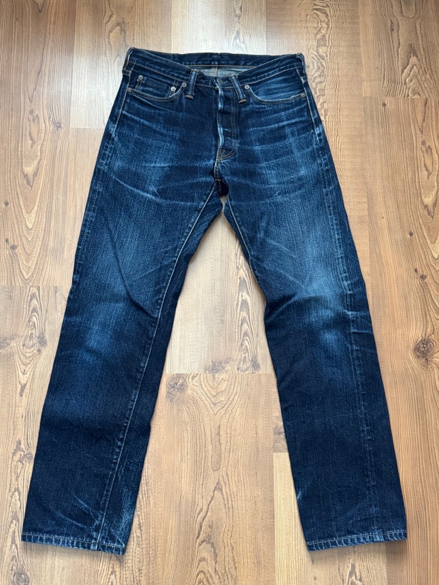 The Flat Head Jeans 3009 - Size 30 Slim Straight Raw Japanese