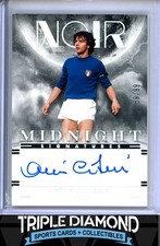 2024-25 Panini Noir Antonio Cabrini Midnight Signatures Auto #69/99 Italy F986
