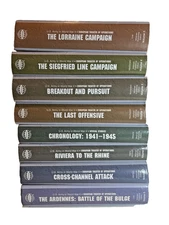 U.S. ARMY IN WORLD WAR II VOLUMES 1-8 COMPLETE WHITMAN PUBLISHING FOLD OUT MAPS