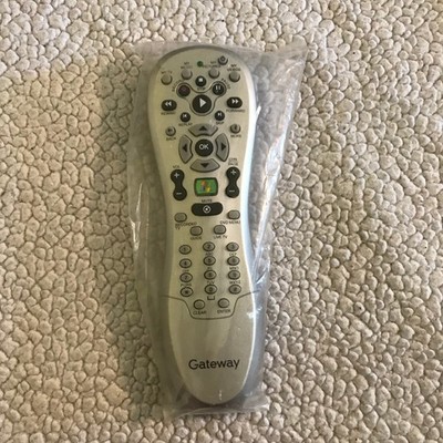 Gateway RC6 IR Windows Media Center PC Remote Control Silver Black 5.877.702