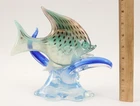 Vintage Italian Murano ARCHIMEDE SEGUSO Opaline Art Glass FISH Sculpture, NR