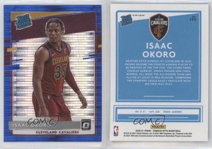 2020-21 Panini Donruss Optic Rated Blue Pulsar Prizm Isaac Okoro #155 Rookie RC