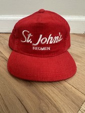 Vintage St John’s Red Storm Sports Specialties SnapBack Hat corduroy