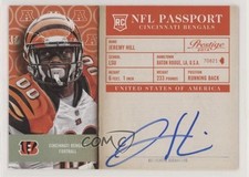 2014 Panini Prestige NFL Passport Signatures Jeremy Hill #14 Auto 0c2