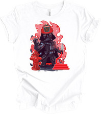 Firefighter T-shirt - Funny Fireman Gift - Dark Side Hero Theme Firefighter T-shirt - Funny Fireman Gift - Dark Side Hero Theme