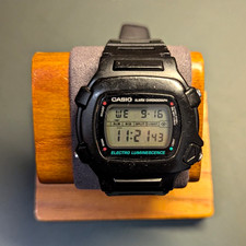 Vintage Casio W-740 Digital Watch - Module 1189 - Flash Alert Mission Impossible